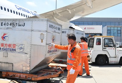 烈日下的堅守 東航裝卸員的汗水與旅客的溫情